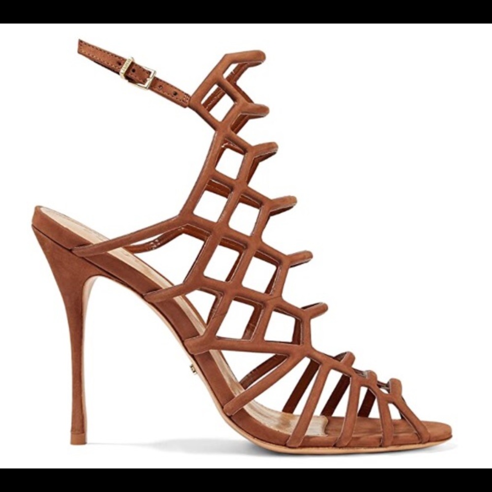 Steven Madden Slithur Cage Sandal | Size 10 Tan